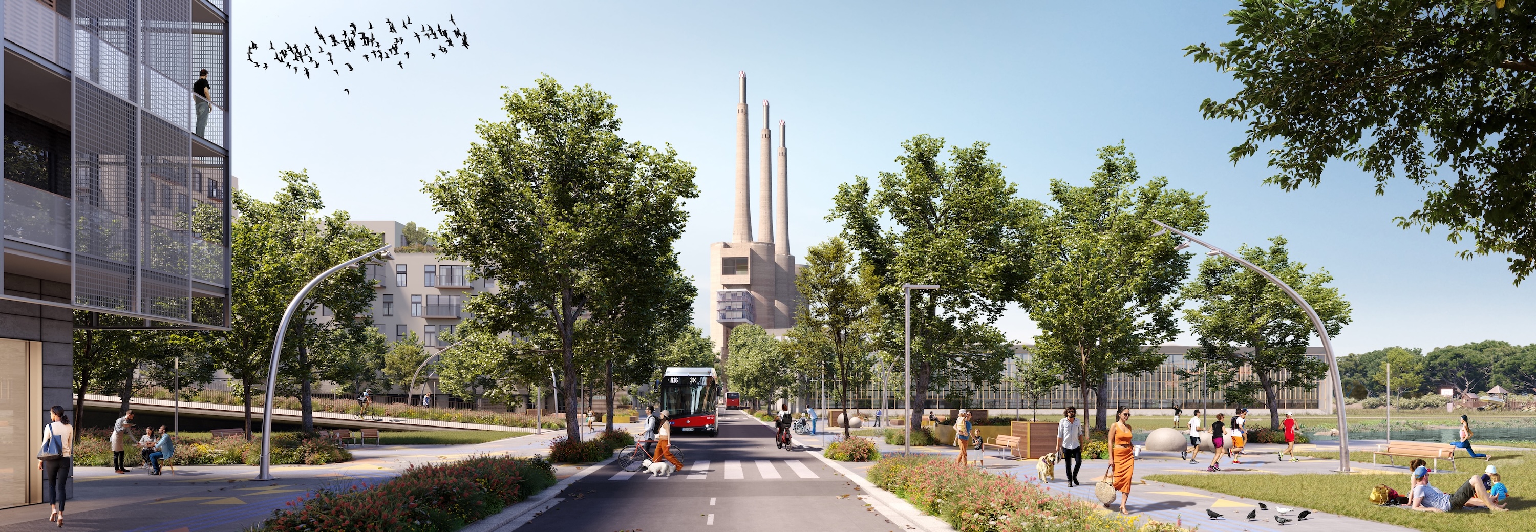 Vista del districte